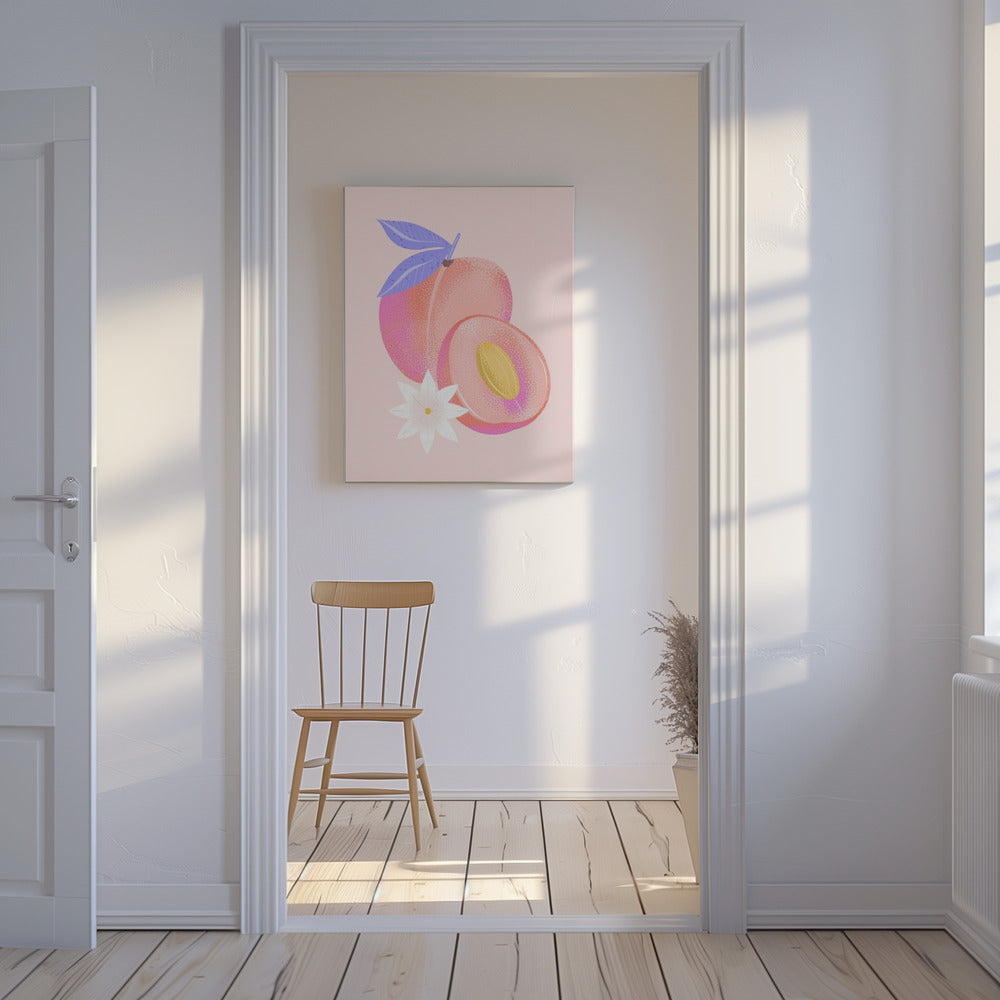 Textured Peach | Canvas