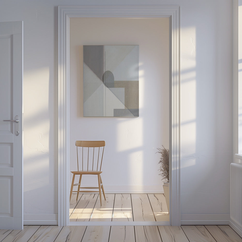 Abstract Neutral Tone Painting 1 | Canvas