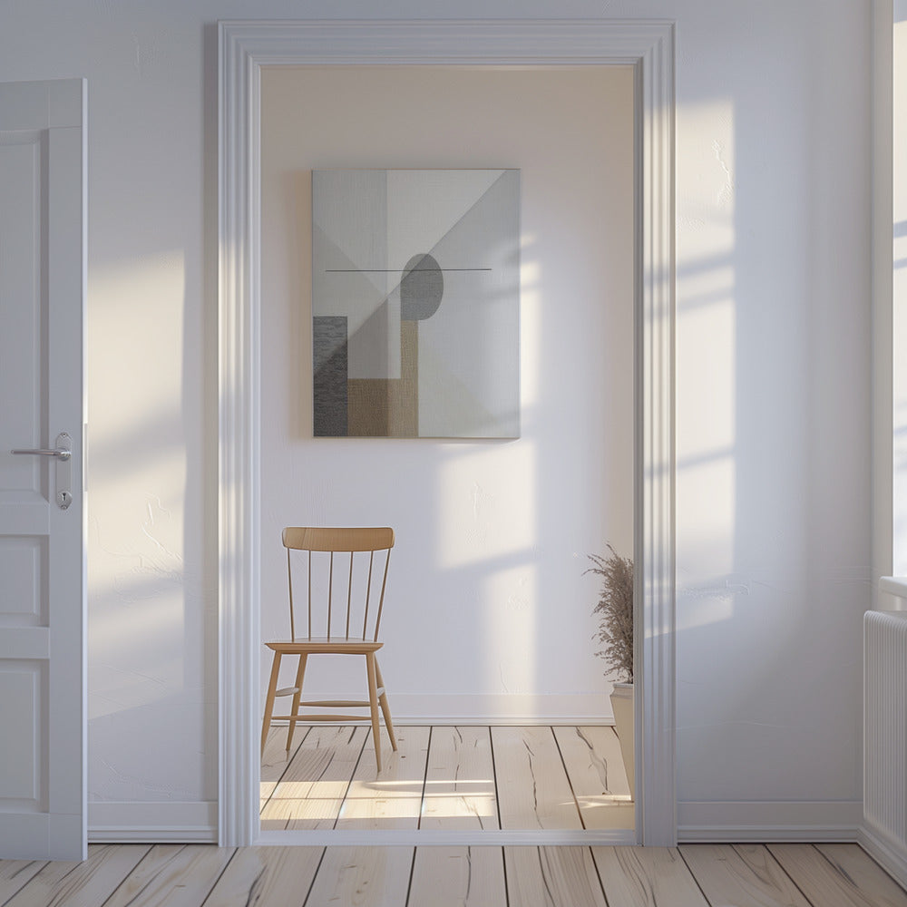 Abstract Neutral Tone Painting 3 | Canvas