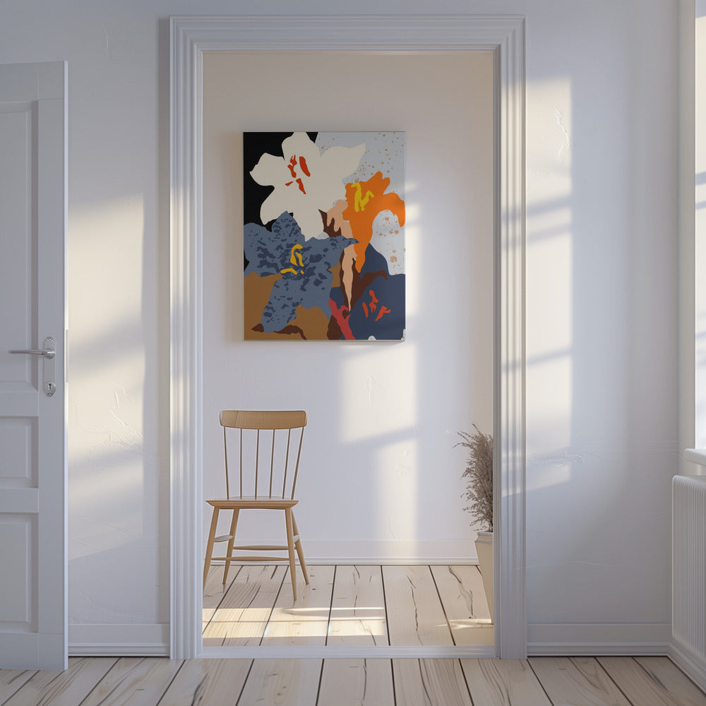 Abstract Lilies Close Up | Canvas