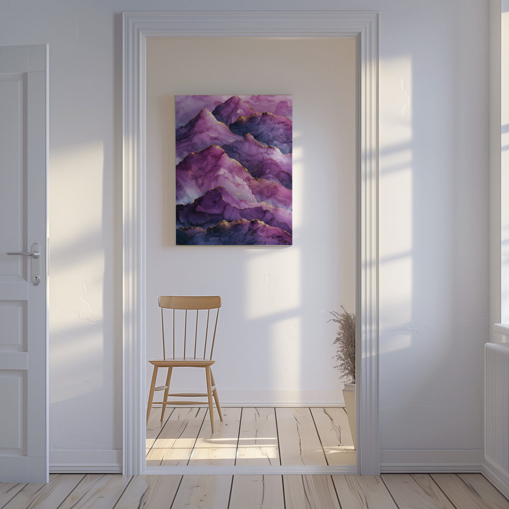 Magical amethyst Ladscape Graphic (8) | Canvas