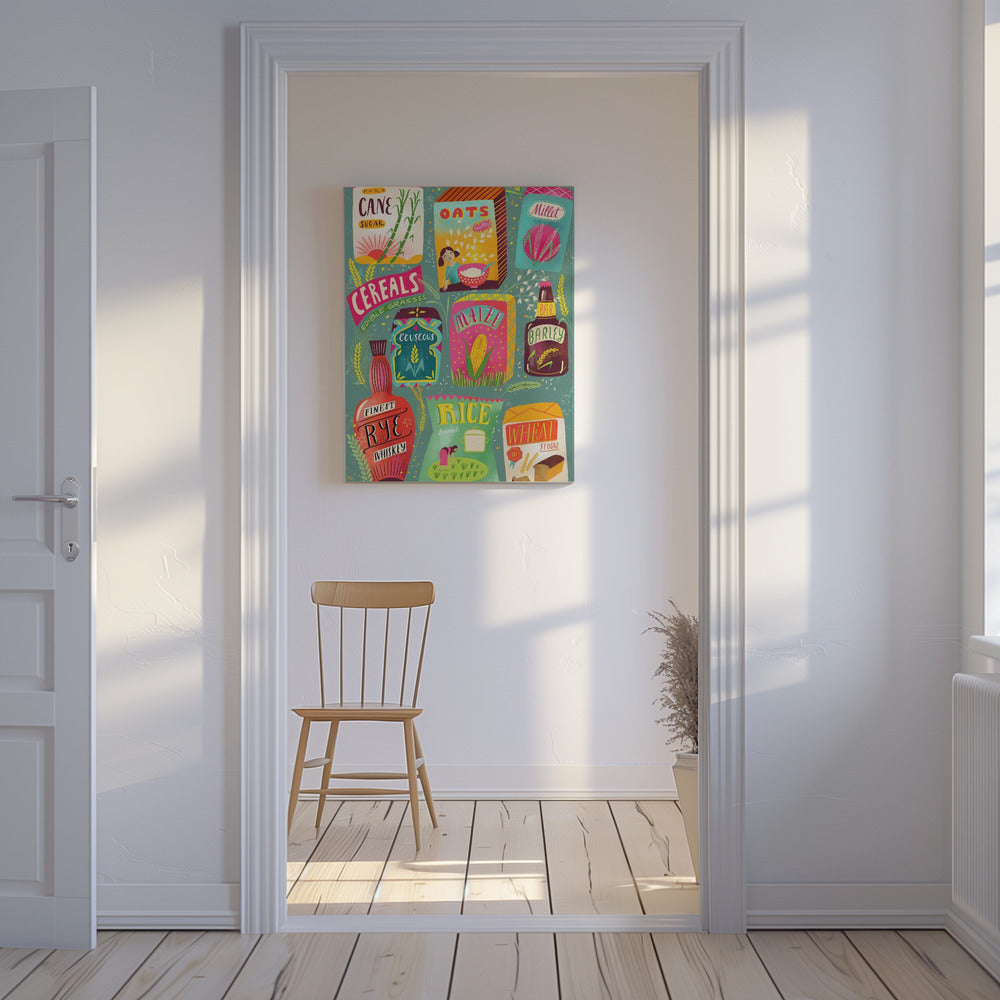 Colorful Cereal Chart | Canvas
