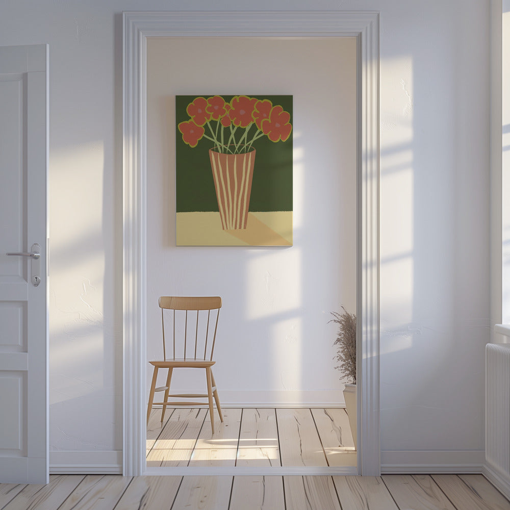 Vase with poppies | Canvas
