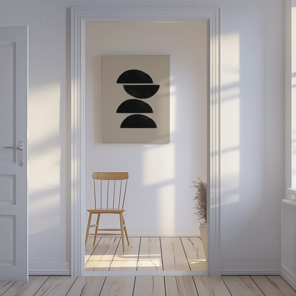 Stacked Halves | Canvas