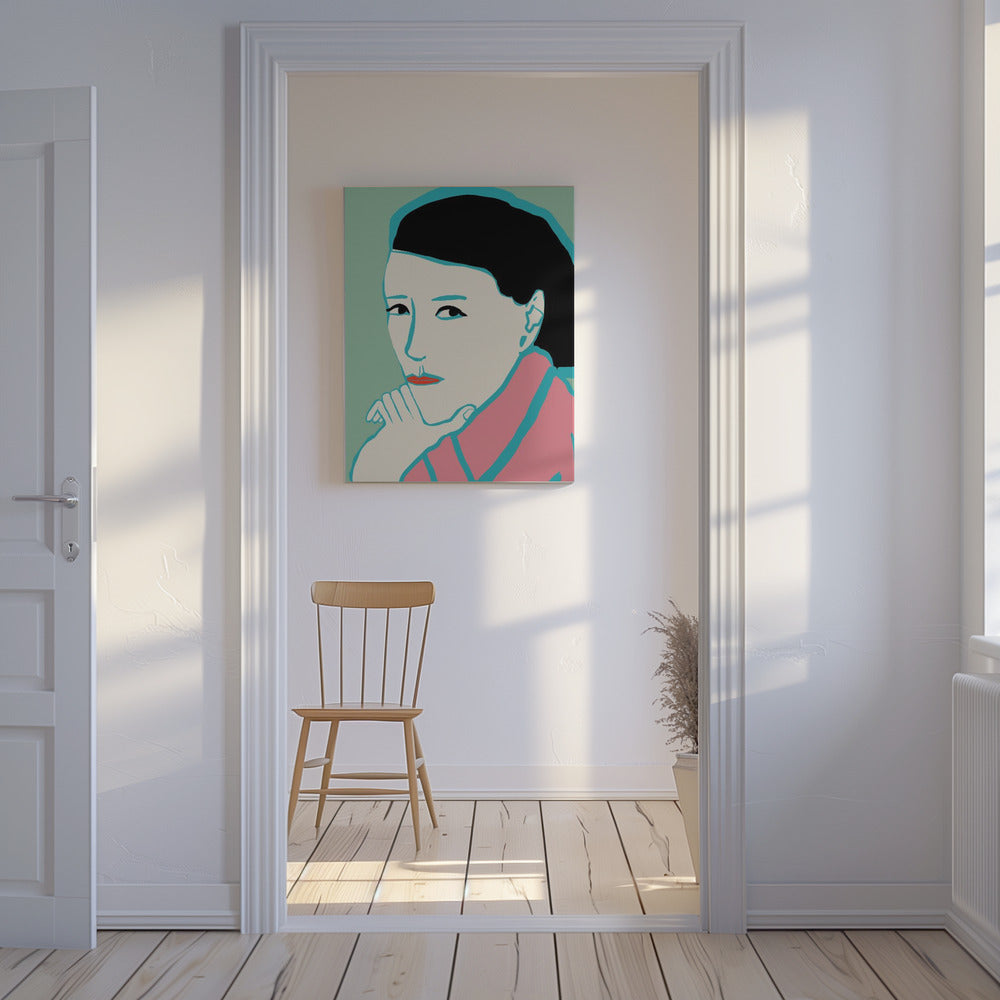 Woman looking | Canvas