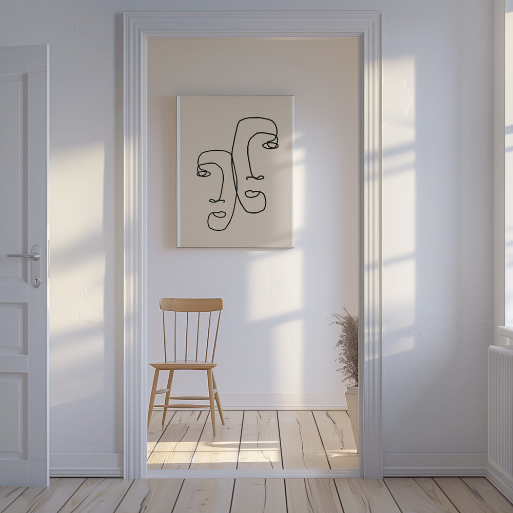 Curved Reflections | Canvas