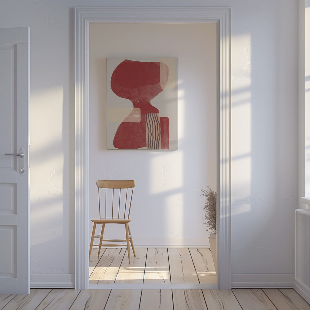 Crimson Harmony | Canvas