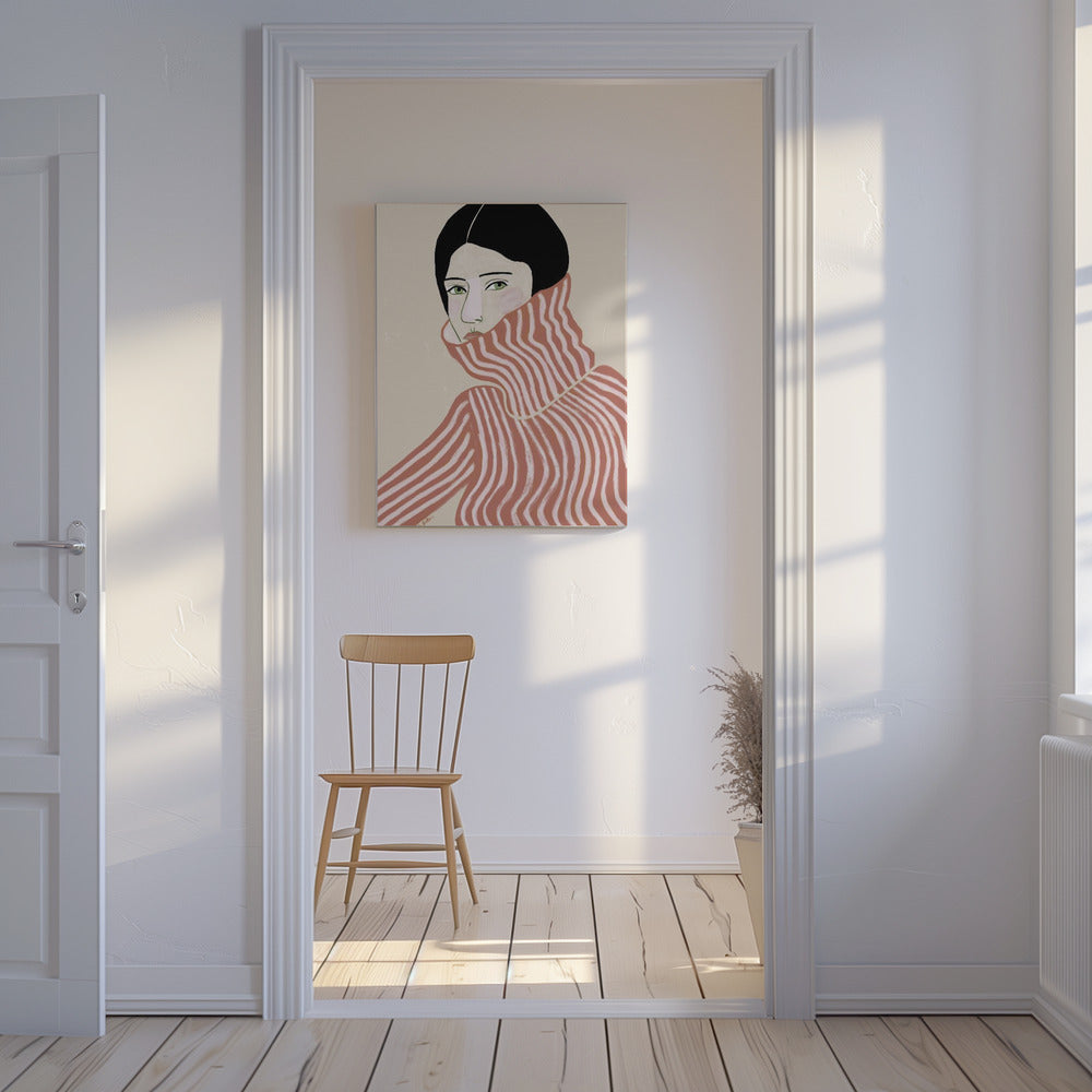 Lady in jumper | Canvas