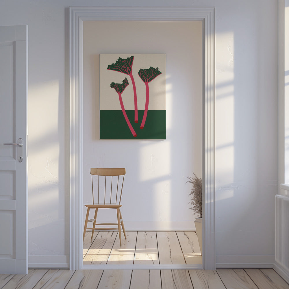 Swedish Garden Rhabarber | Canvas