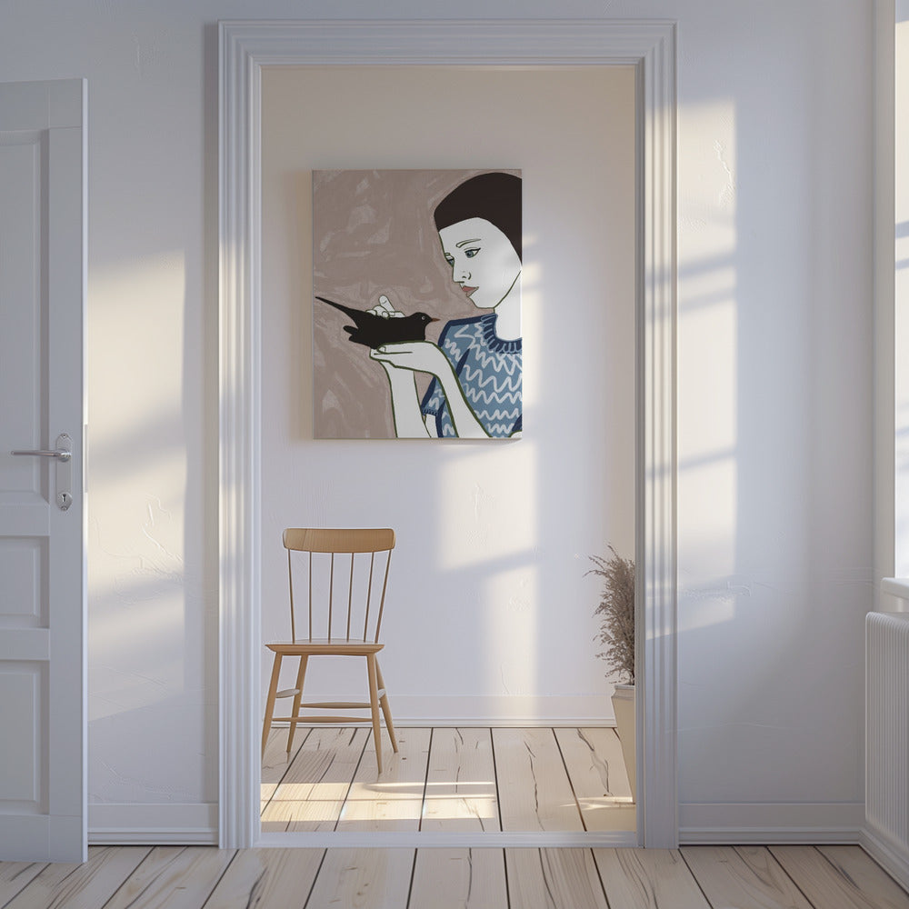 Bird lady | Canvas
