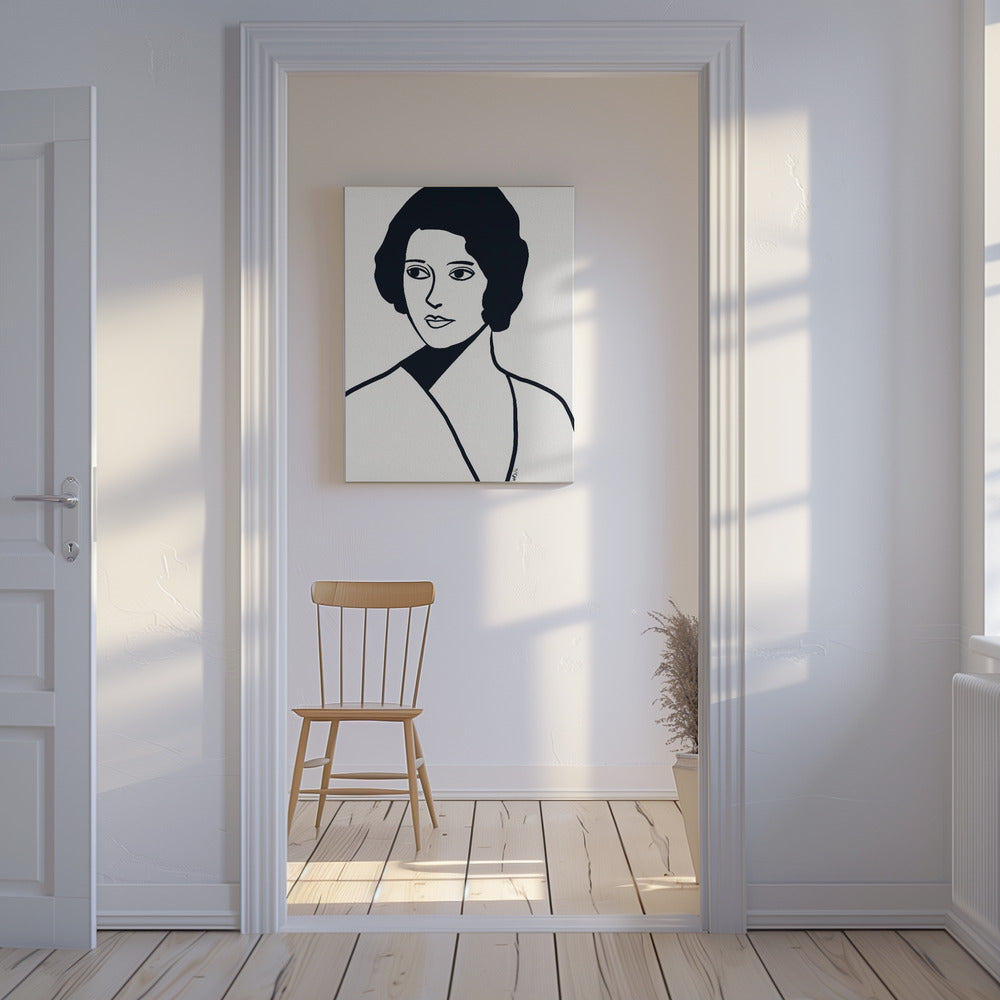 Vintage woman | Canvas