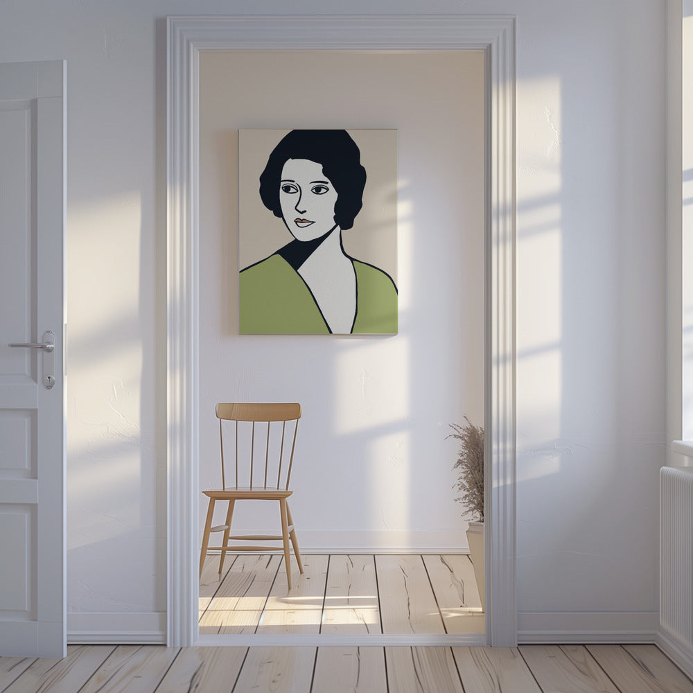 Vintage woman | Canvas