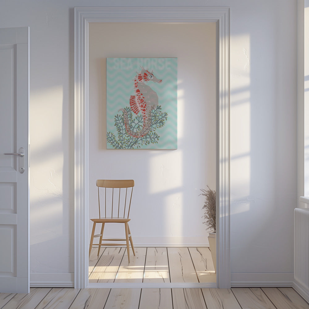 Sea life sea horse Neptune&#039;s joy | Canvas