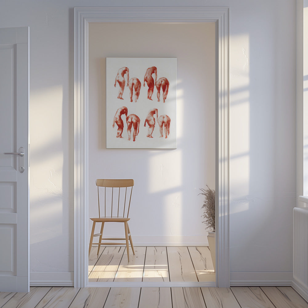 Figure Motion Study 2x4 | Canvas