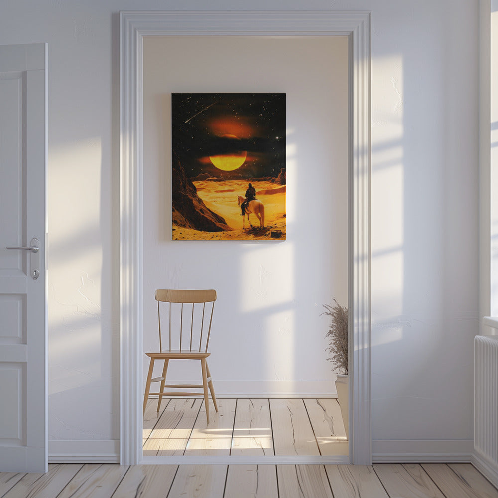 Western Space Adventure | Canvas