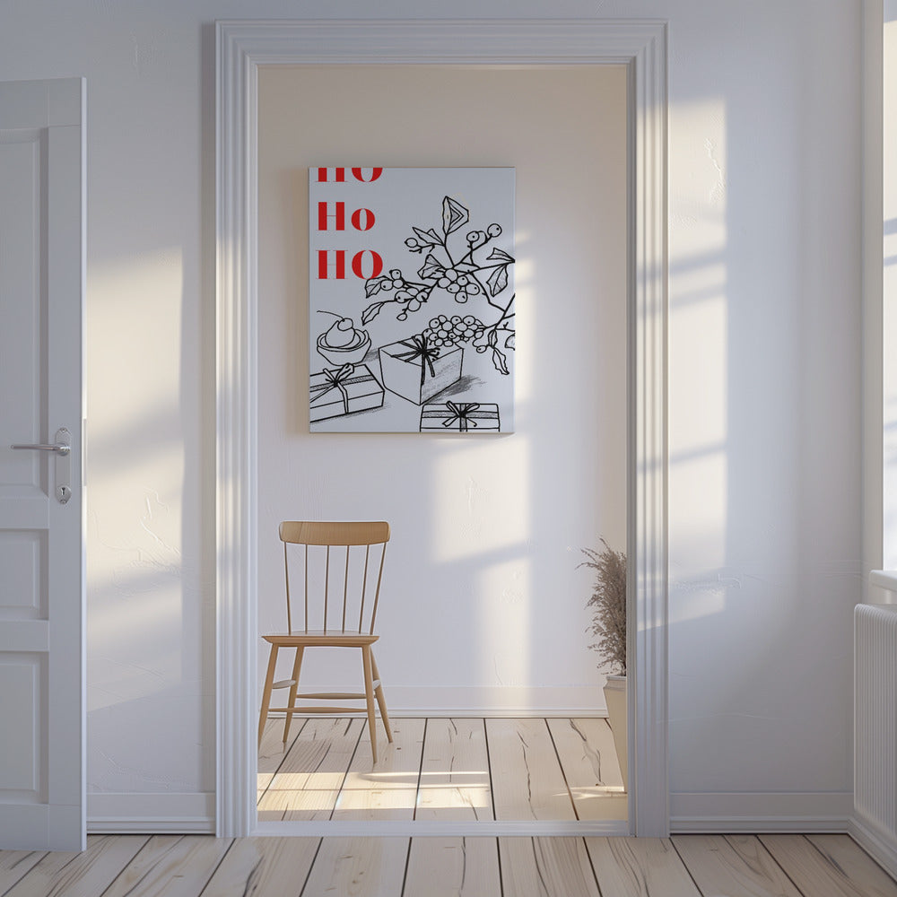 Bows and Baubles: Ho Ho Ho Christmas | Canvas