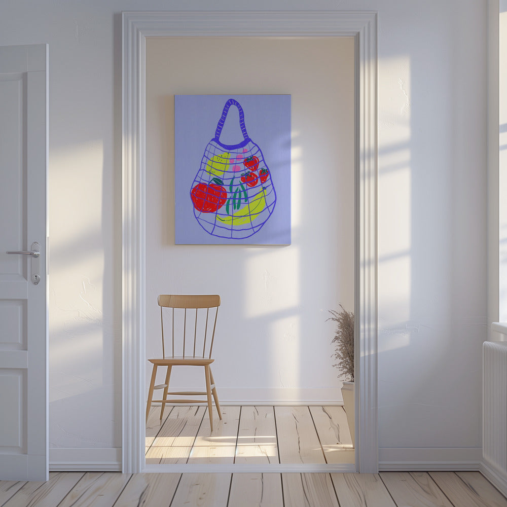 Shopping bag Blue | Canvas