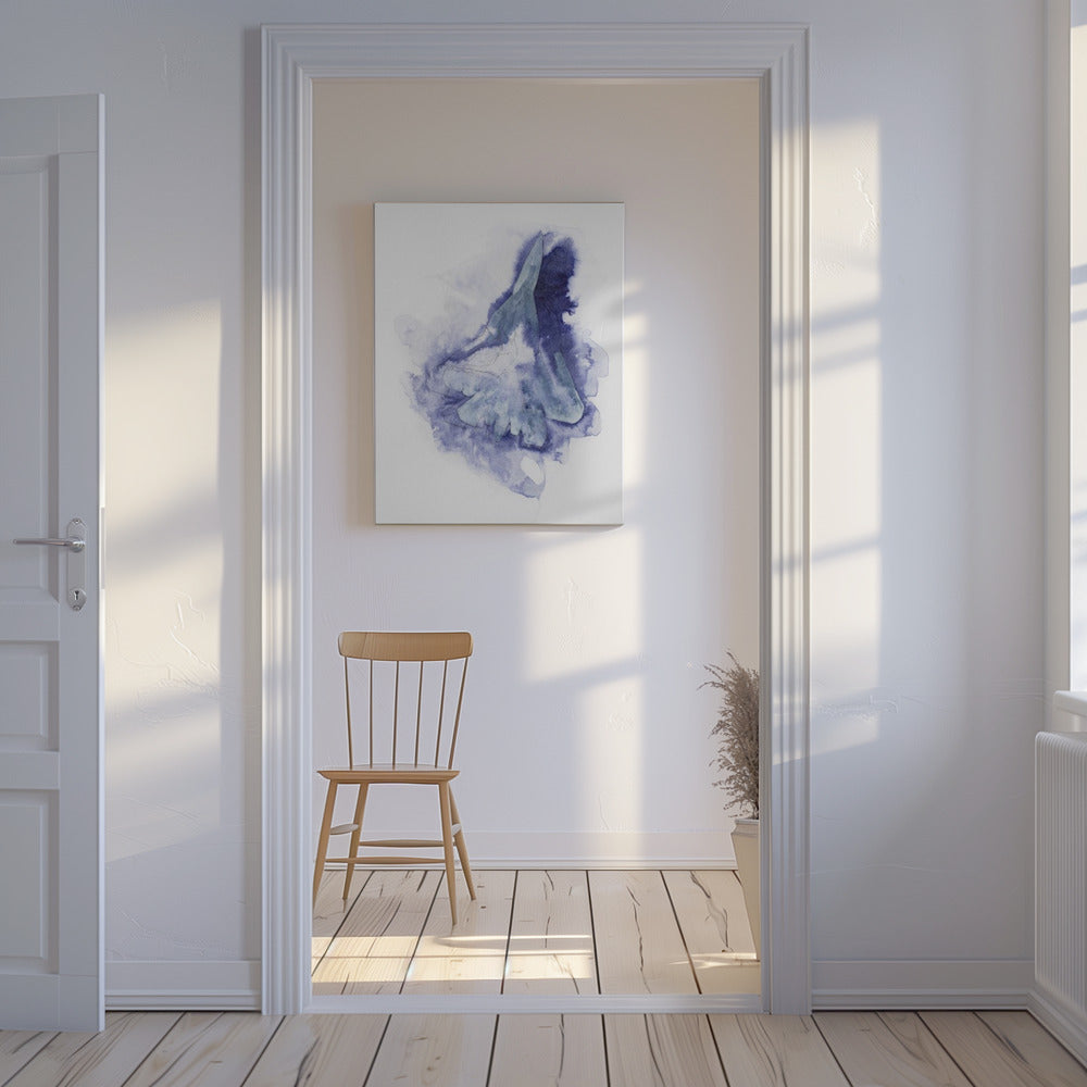 Kampfjet Study (indigo 2) | Canvas