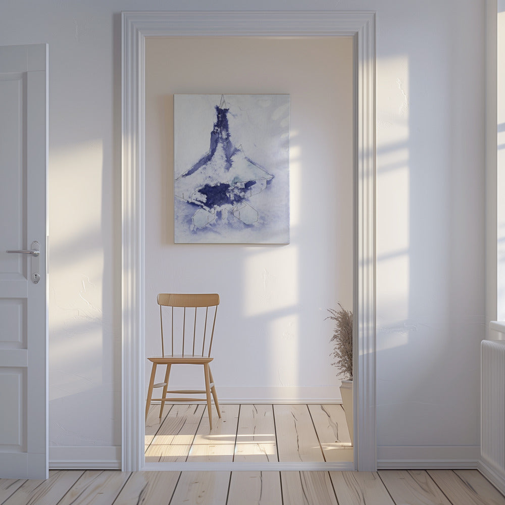 Kampjet Study (indigo 3) | Canvas