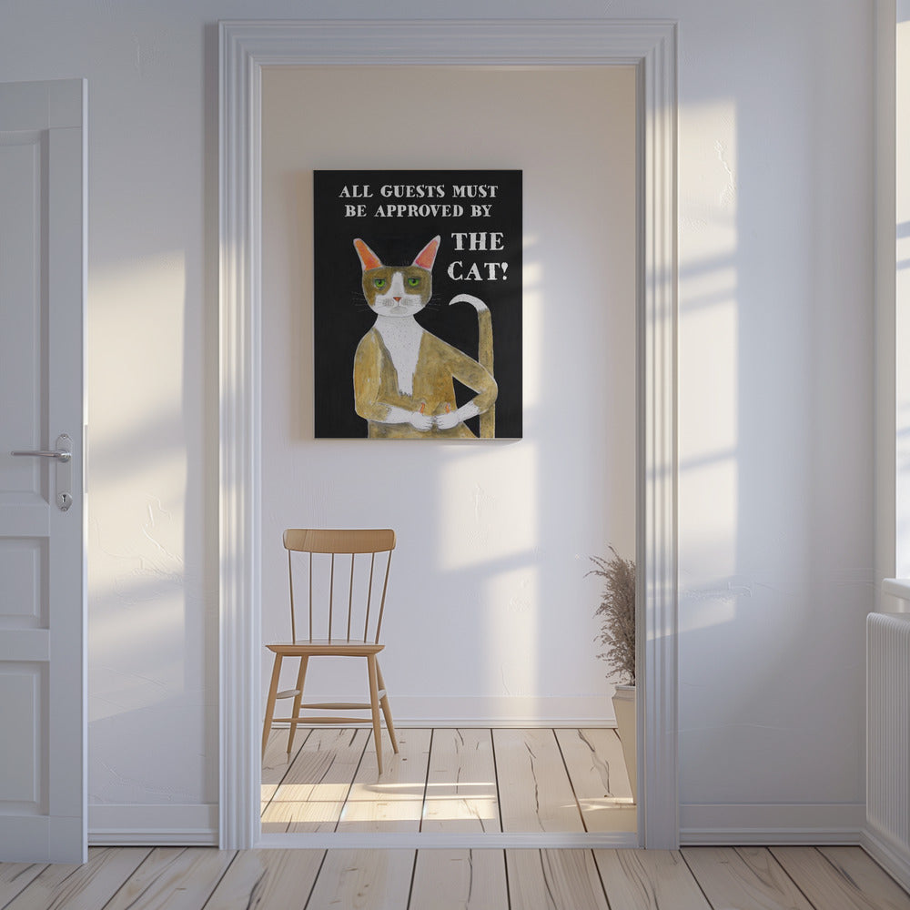 Approved by the cat | Canvas