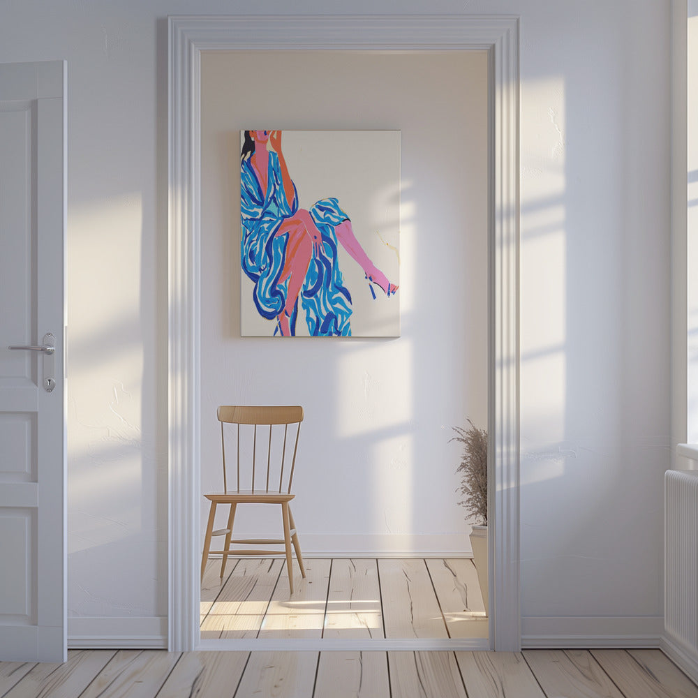 Portrait Woman in robe | Canvas