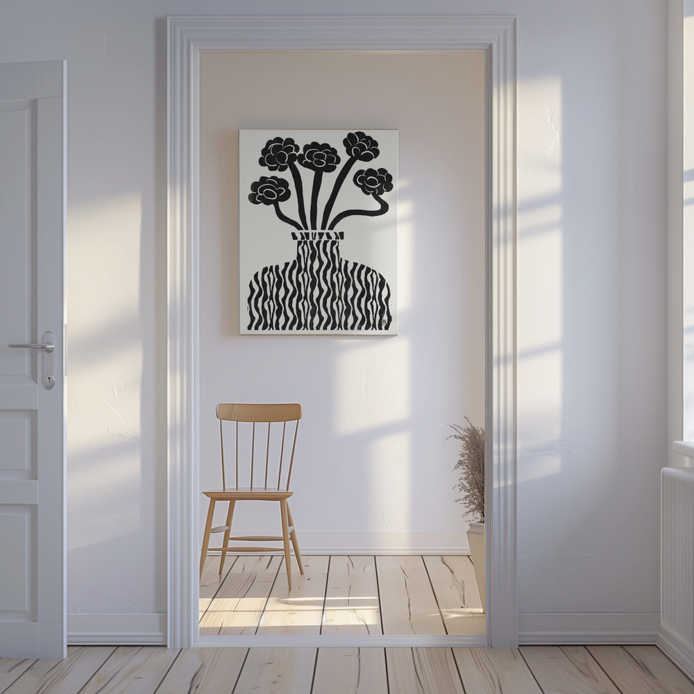 Vase and Flowers 03 | Canvas