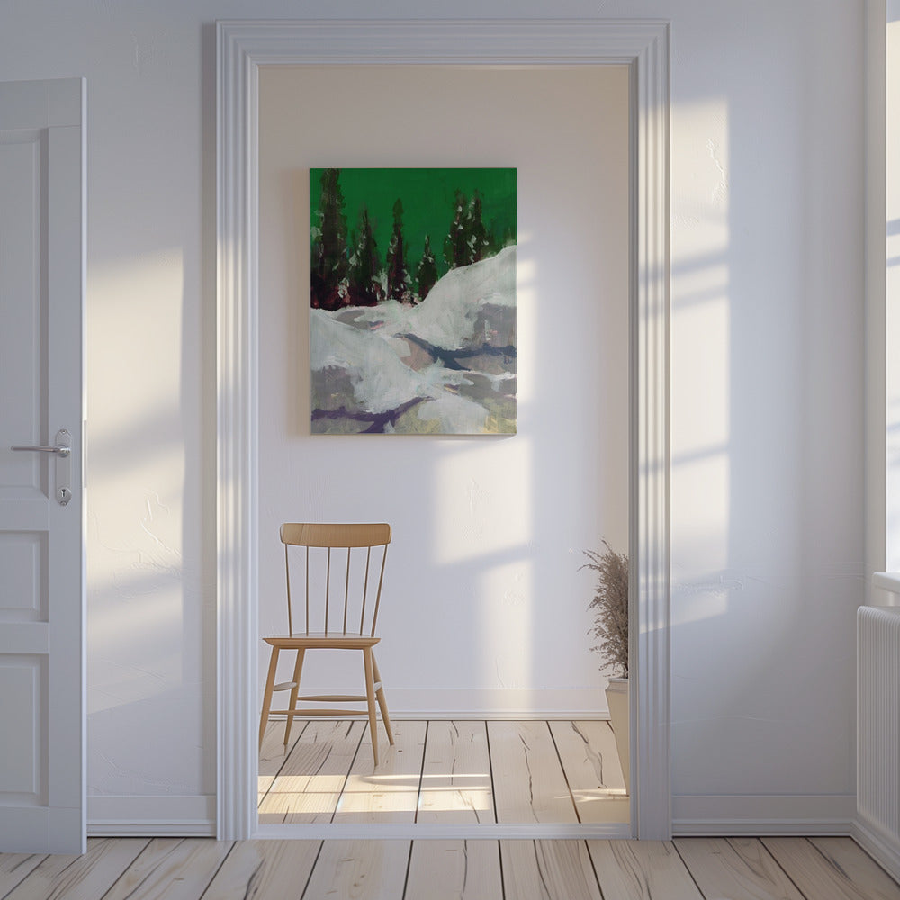 Winter Scene  In the Forest 2 | Canvas