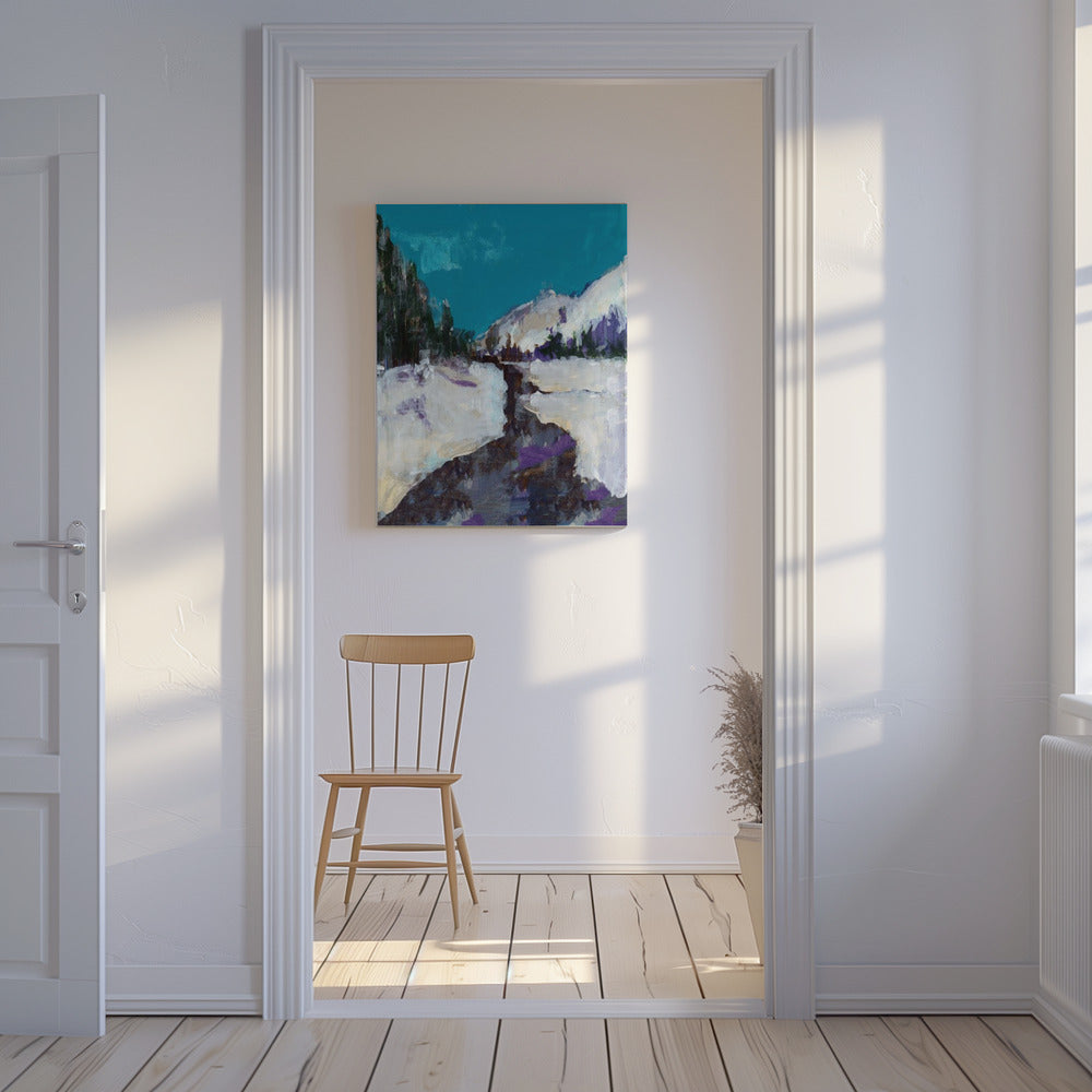 Winter Scene  In the Forest 3 | Canvas