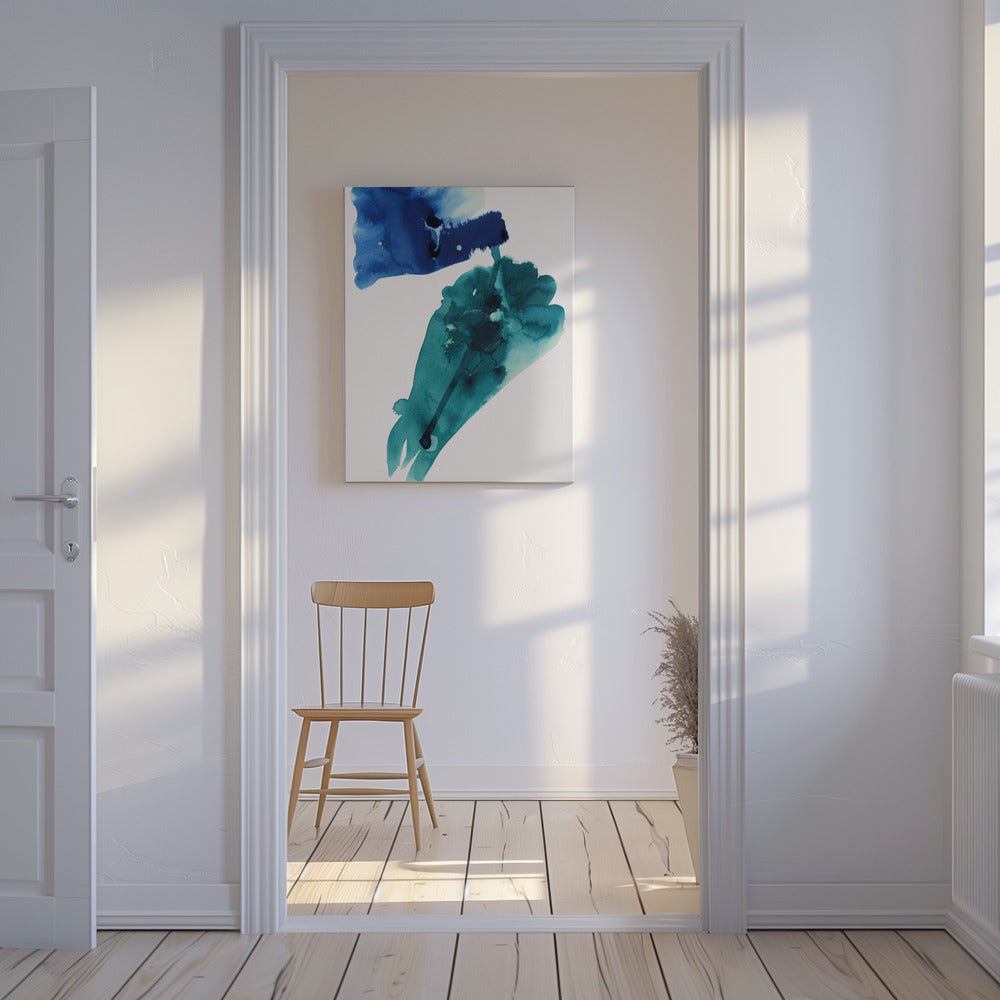 Abstract Watercolour Washes Shapes 1 | Canvas