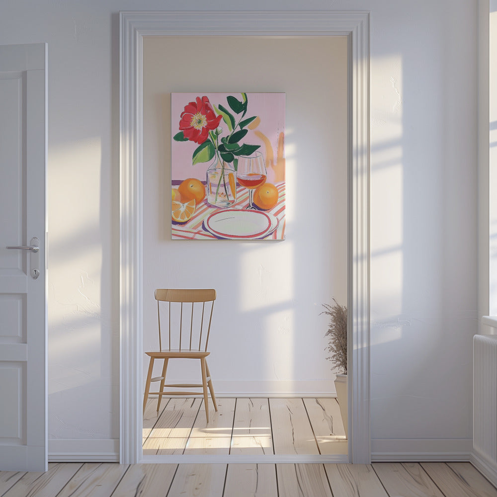 The Rose and the Oranges | Canvas