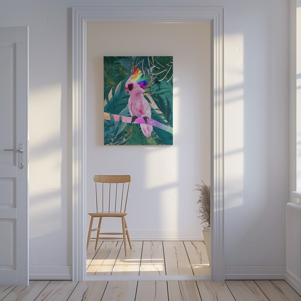 Jungle Rainbow Cockatoo | Canvas
