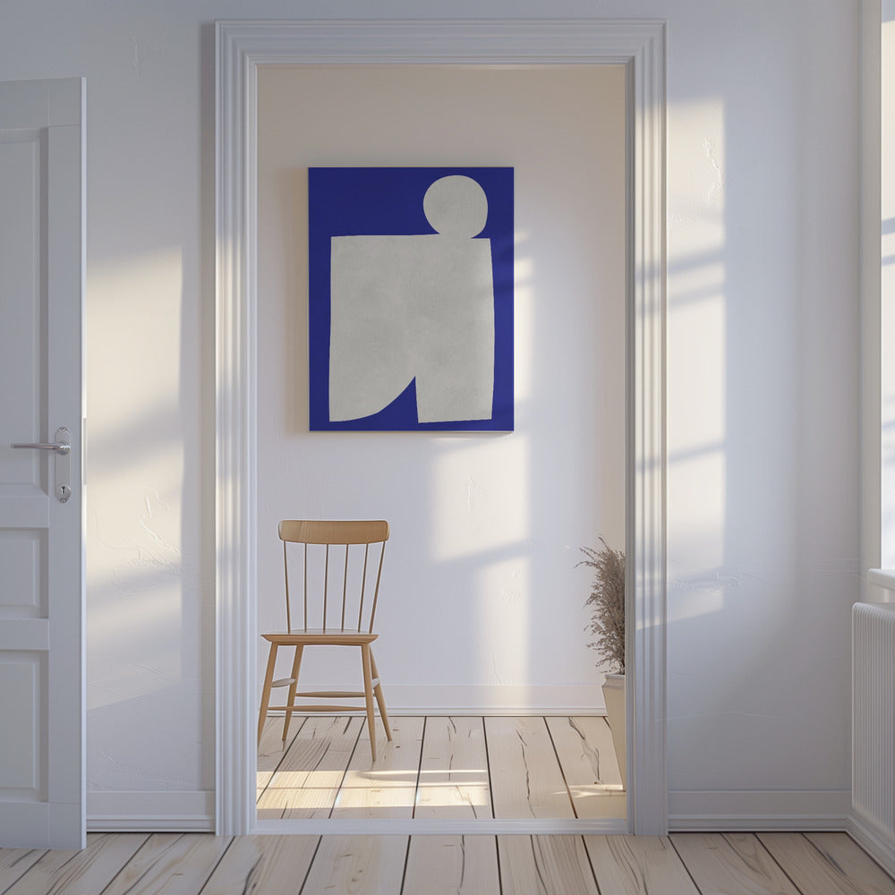 Blue and white art 2 | Canvas