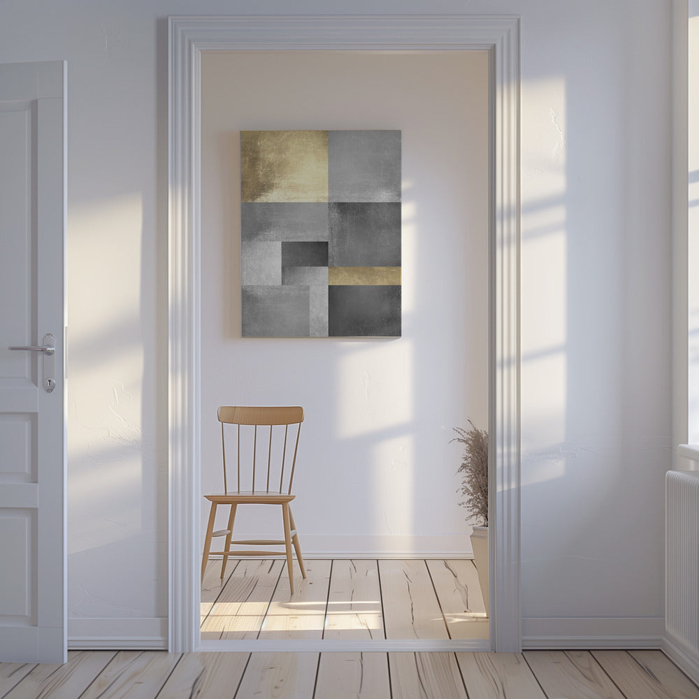 Gold and silver textures 5 | Canvas