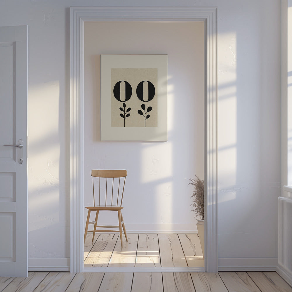 Floral Typography | Canvas