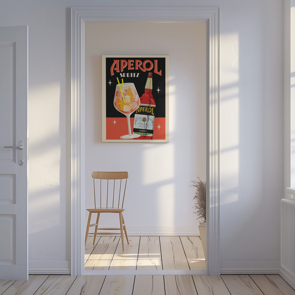 Aperol Spritz_Black | Canvas
