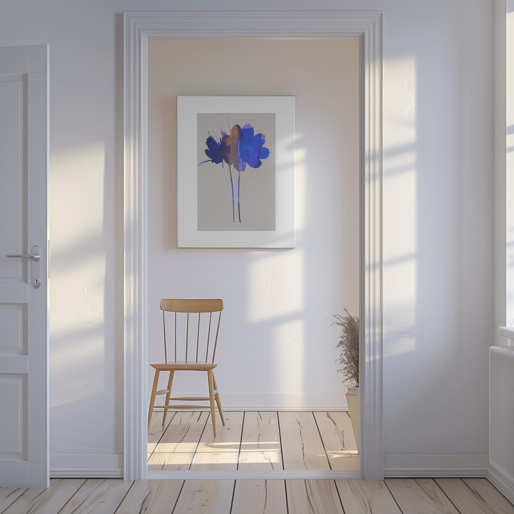 Bright Floral Graphic Print No1 | Canvas