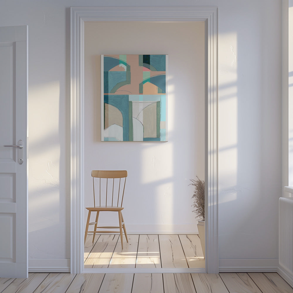 Abstract Arches No1 | Canvas