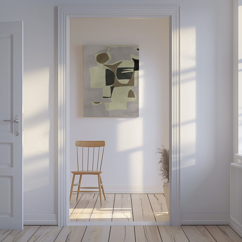 Abstract Graphic No1 Print | Canvas