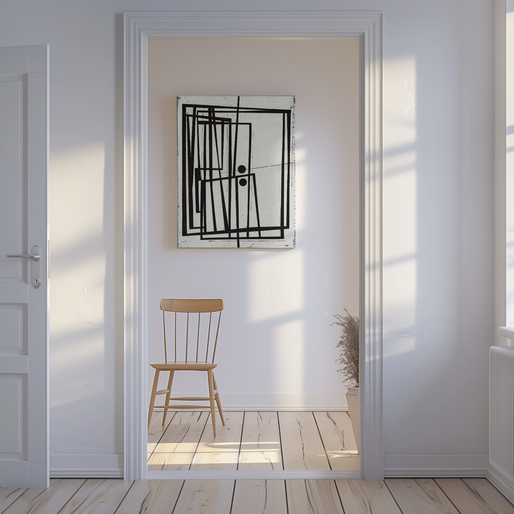 Bold Black Lines | Canvas