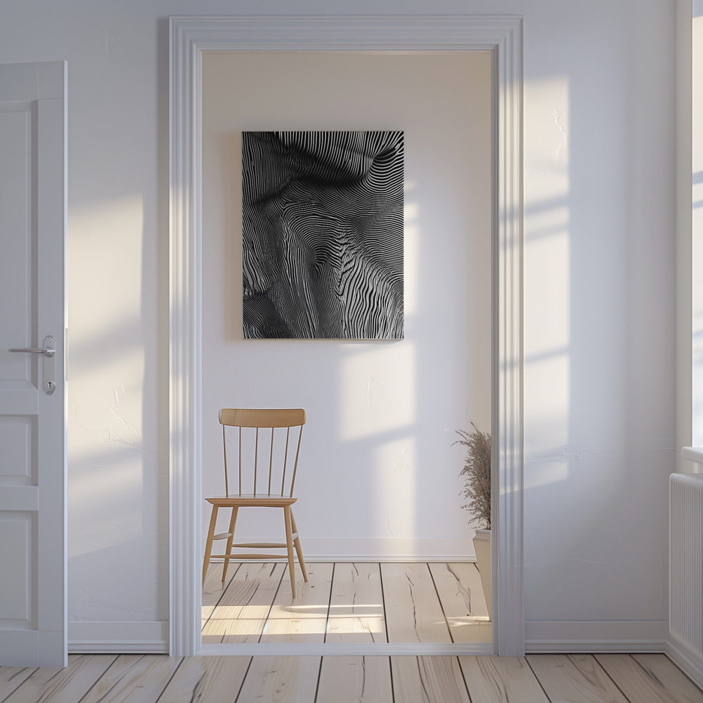 Zebra Flowform | Canvas