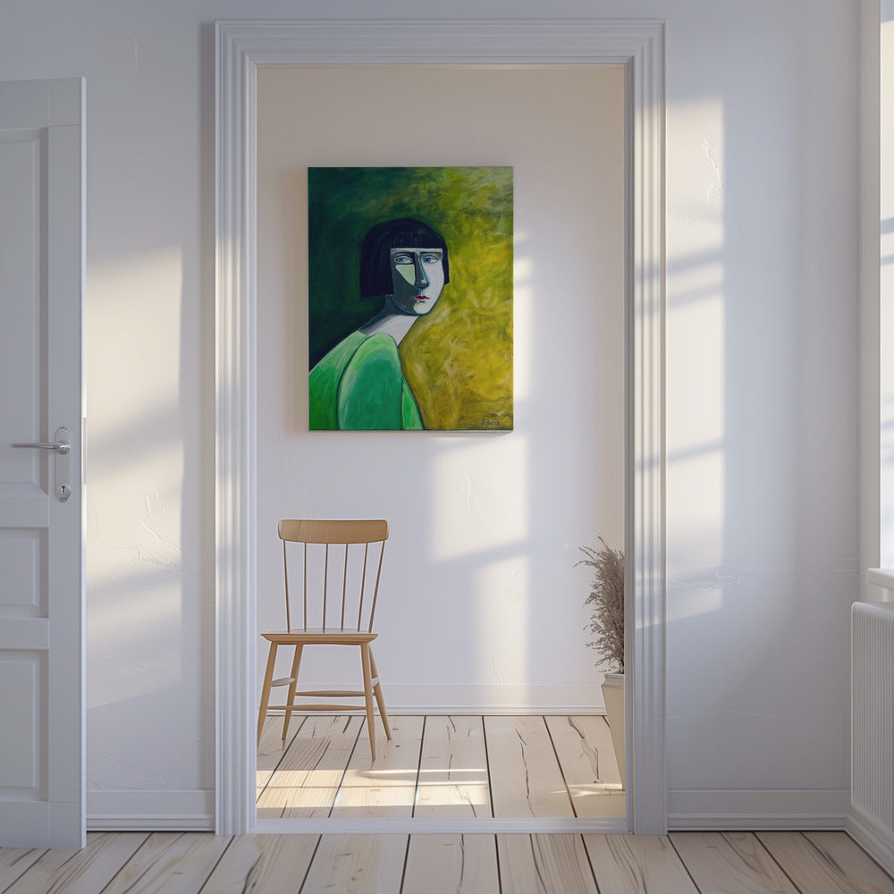 The Woman Looking Back | Canvas