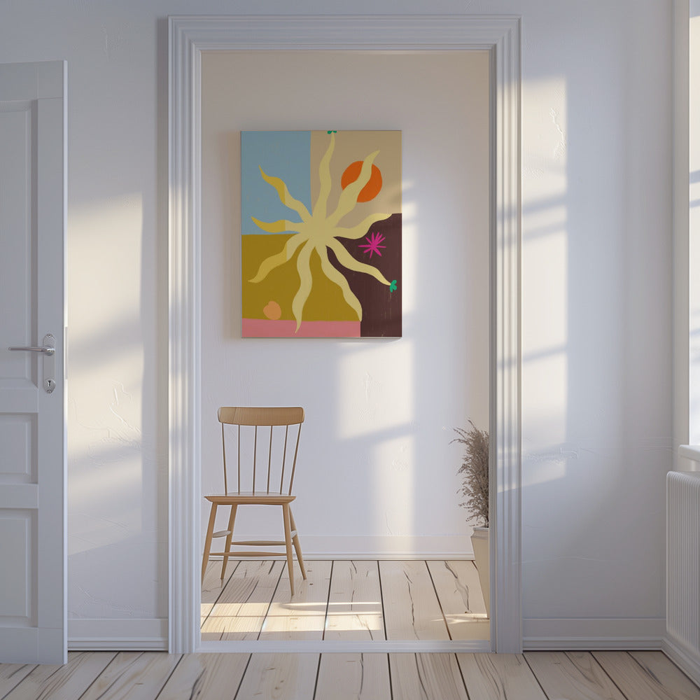 The Sun, the Fruit and the Flower | Canvas