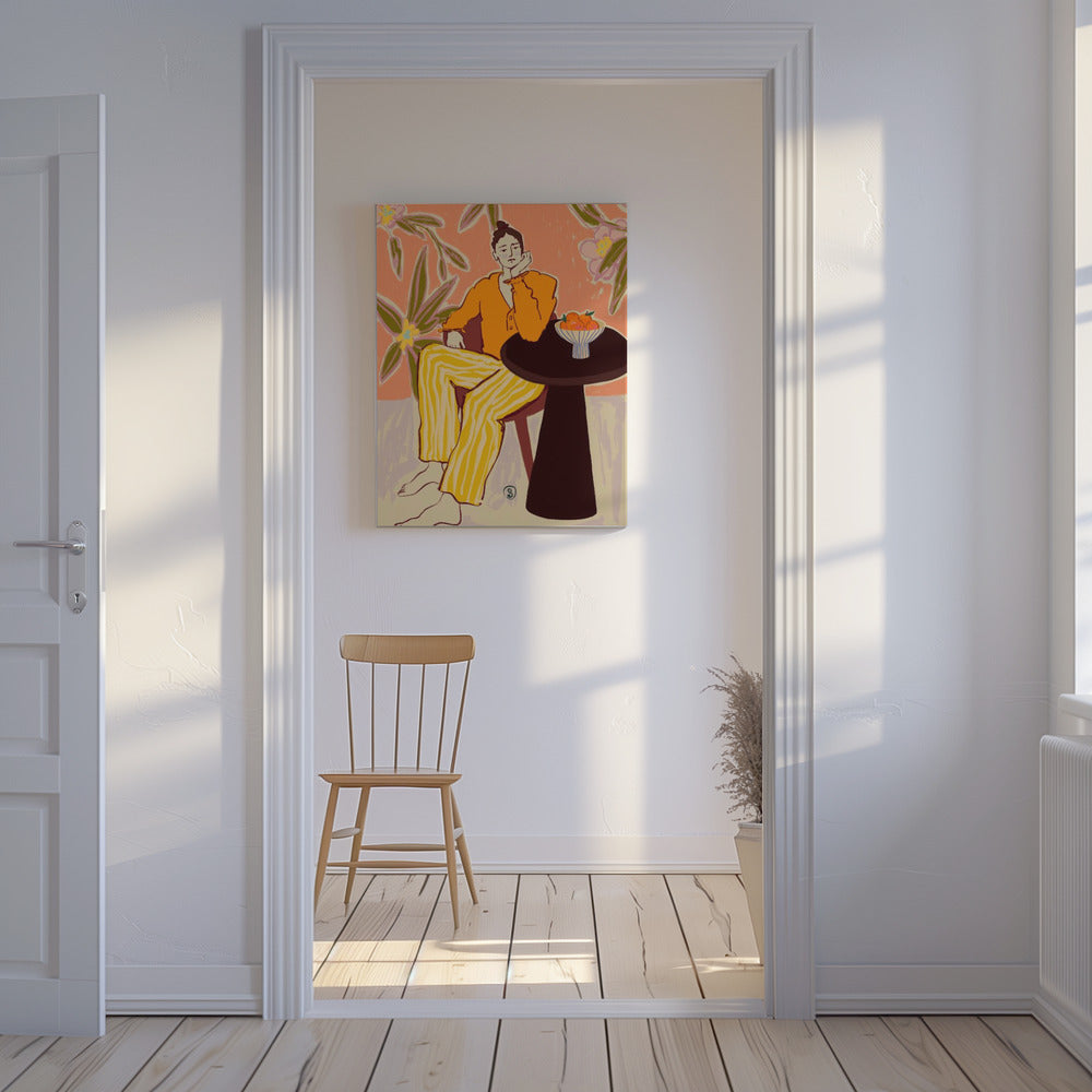 Woman With Oranges | Canvas