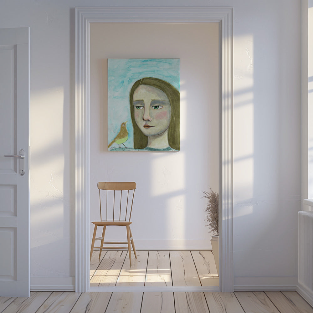 Lady and Bird | Canvas