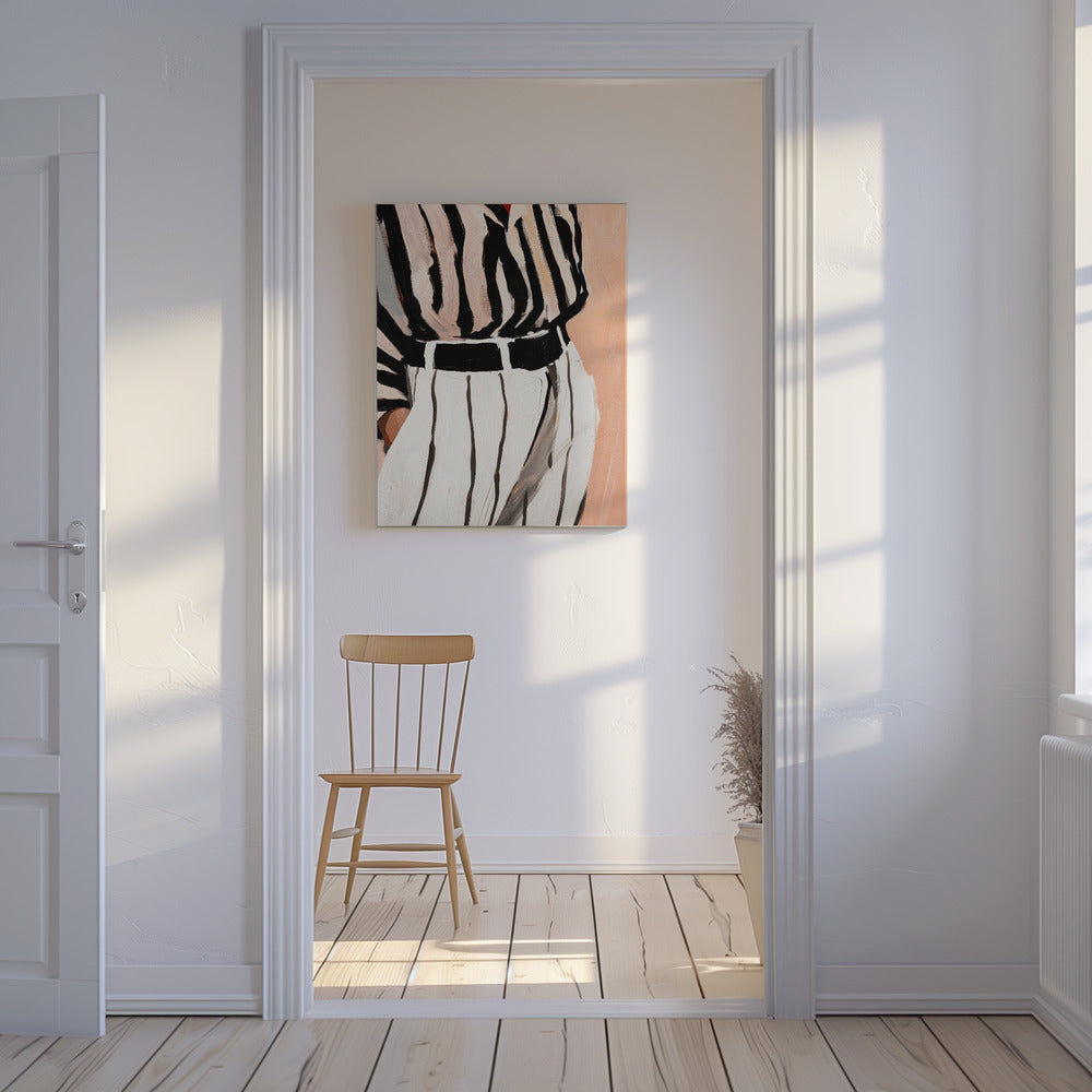 Stripe Elegance | Canvas