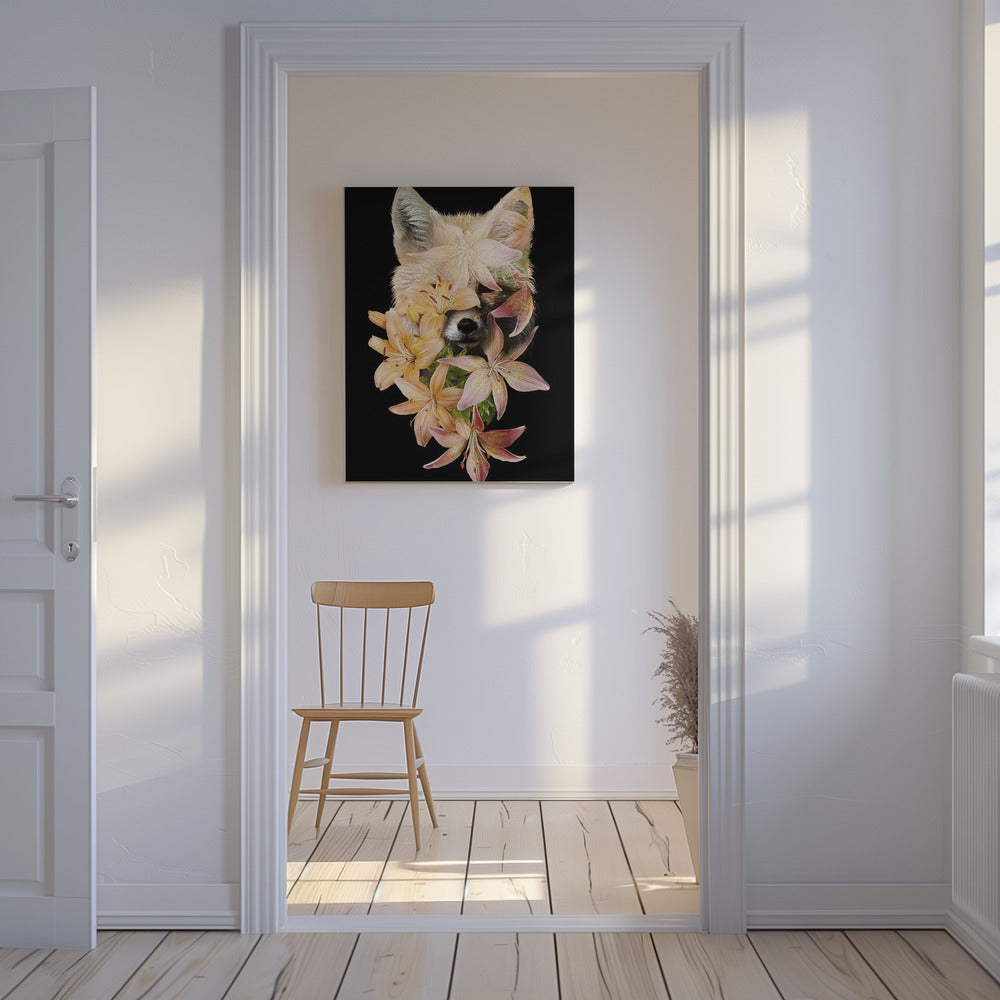Foxy Flowers | Canvas