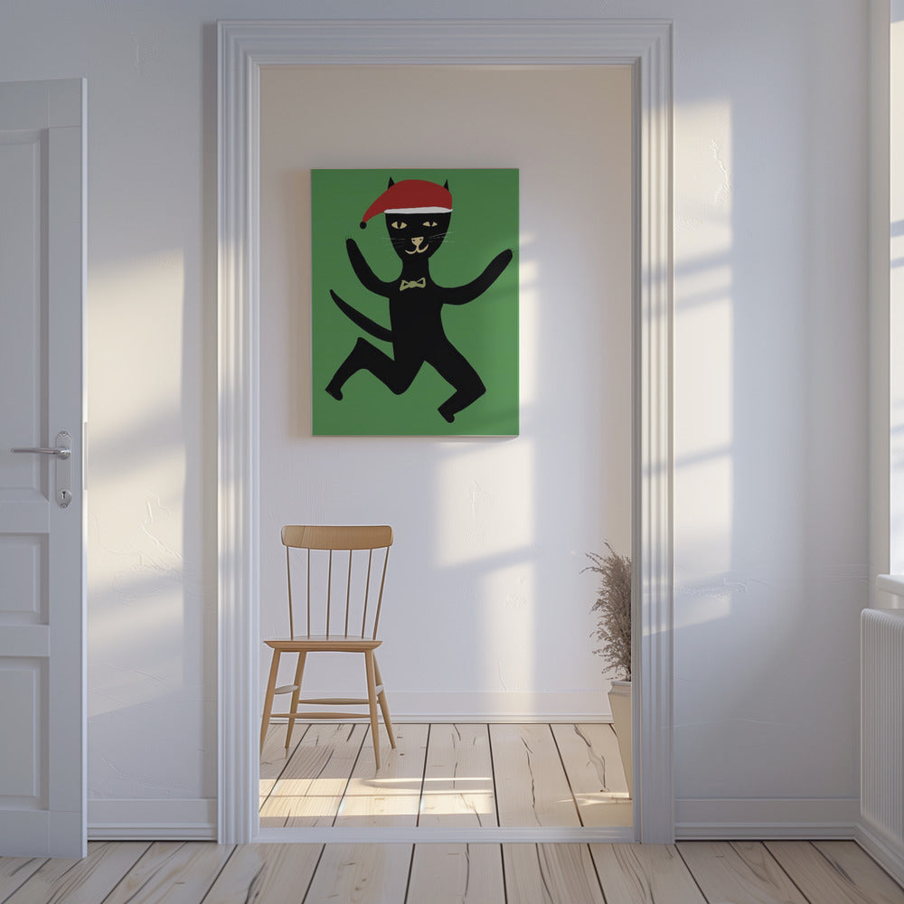 Xmas cat | Canvas