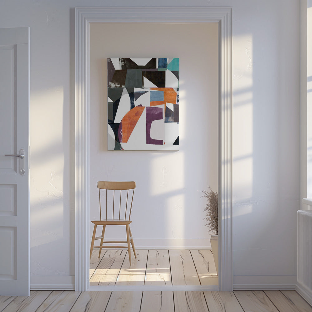 Abstract Cut Outs No 3 | Canvas