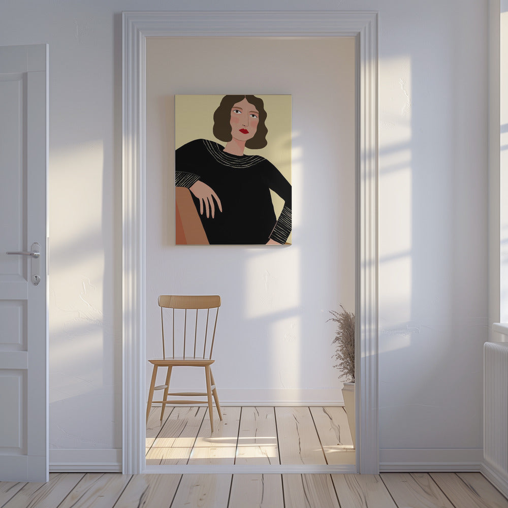 Woman relaxing | Canvas