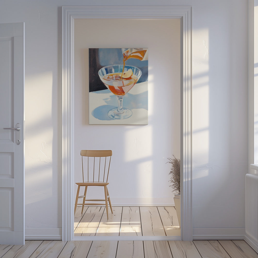 Pouring Lemon Tea into a Glass | Canvas